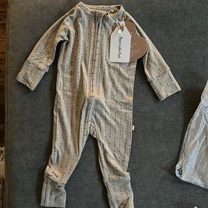 Lines & Dots Zip Romper